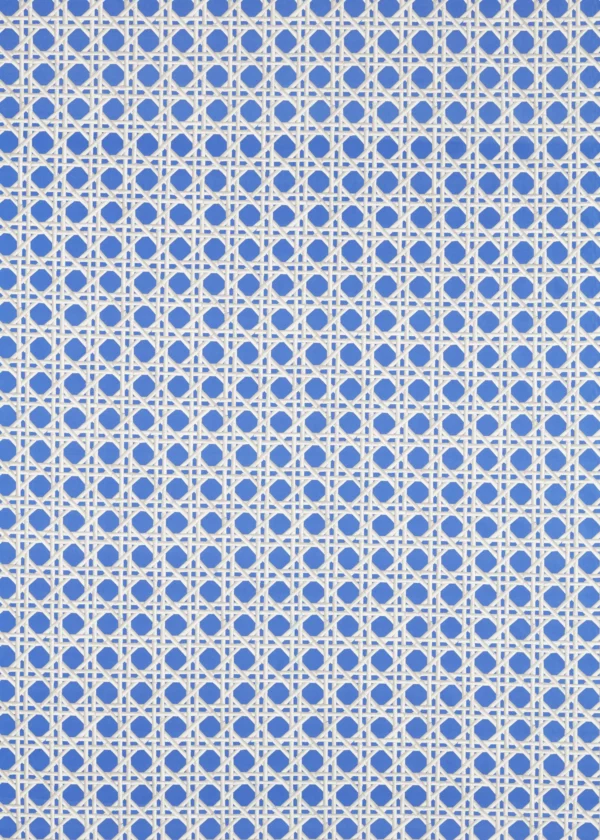 blue geometric cotton fabric from Harlequin x Diane Hill