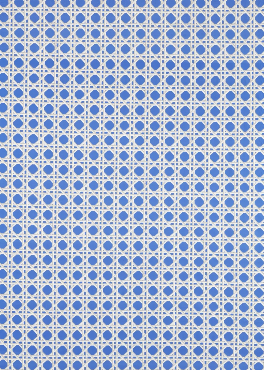 blue geometric cotton fabric from Harlequin x Diane Hill