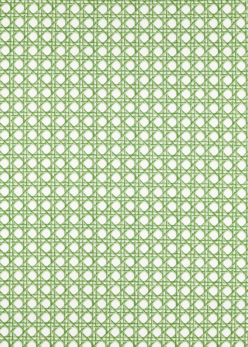 Lovelace Fabric - Apple / Paper Lantern by green geometric cotton fabric from Harlequin x Diane Hill