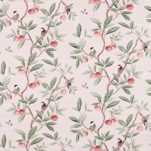 pink botanical cotton fabric from Harlequin x Diane Hill