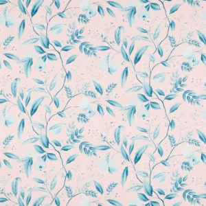 blue botanical cotton fabric from Harlequin x Diane Hill