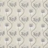 blue botanical embroideried fabric from Harlequin
