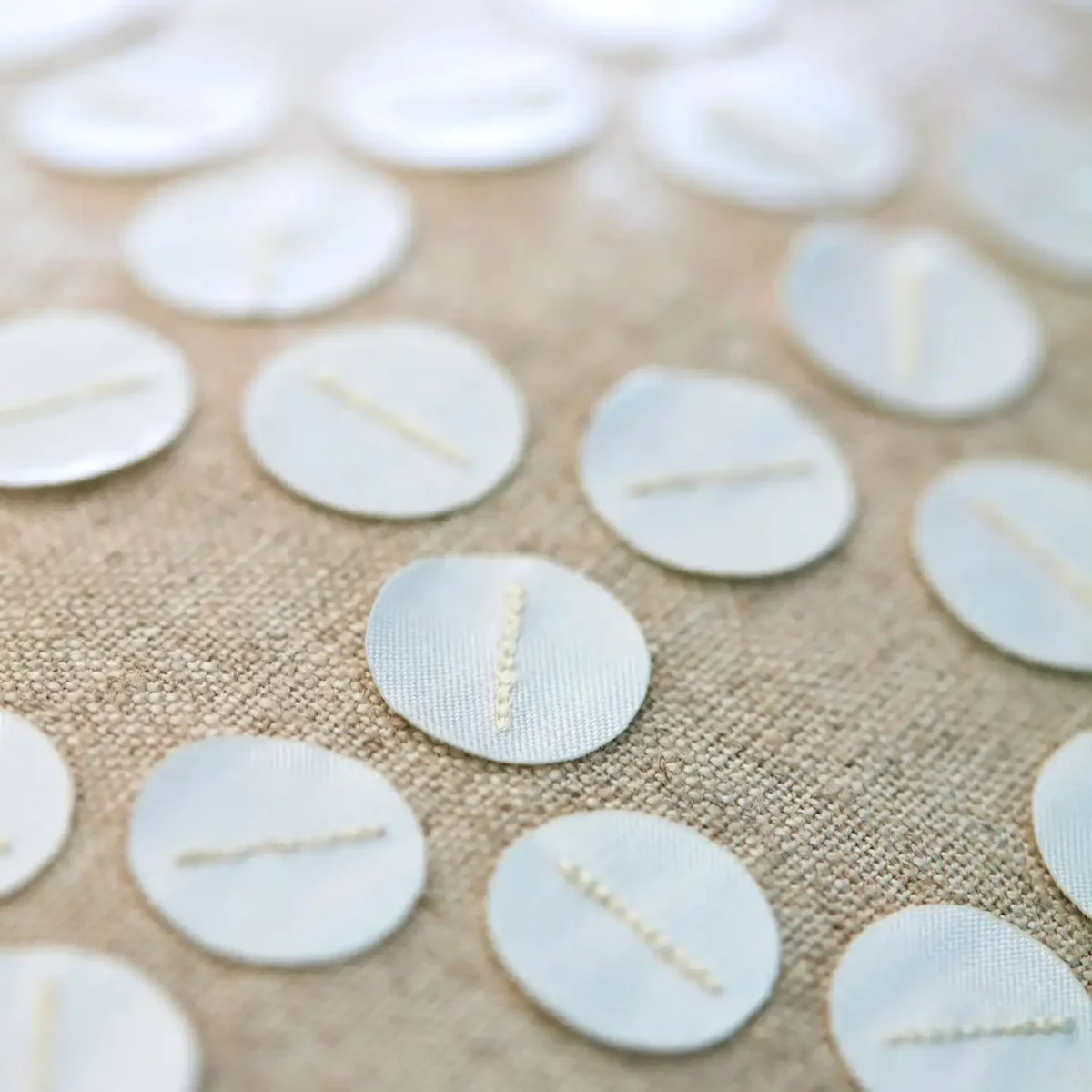 Lunette Fabric - Porcelain from