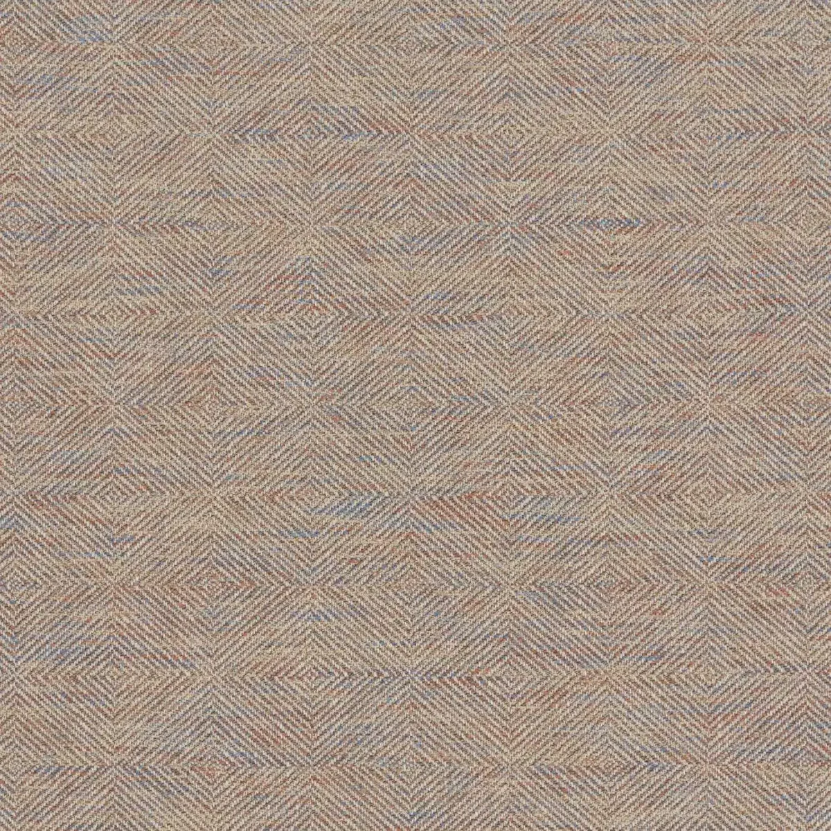 Vitto Fabric - Seashell by brown geometric cotton fabric from Harlequin