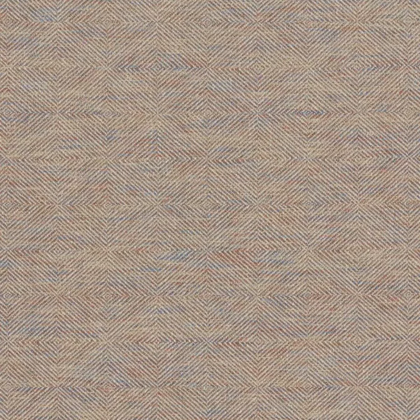 Vitto Fabric - Seashell by brown geometric cotton fabric from Harlequin