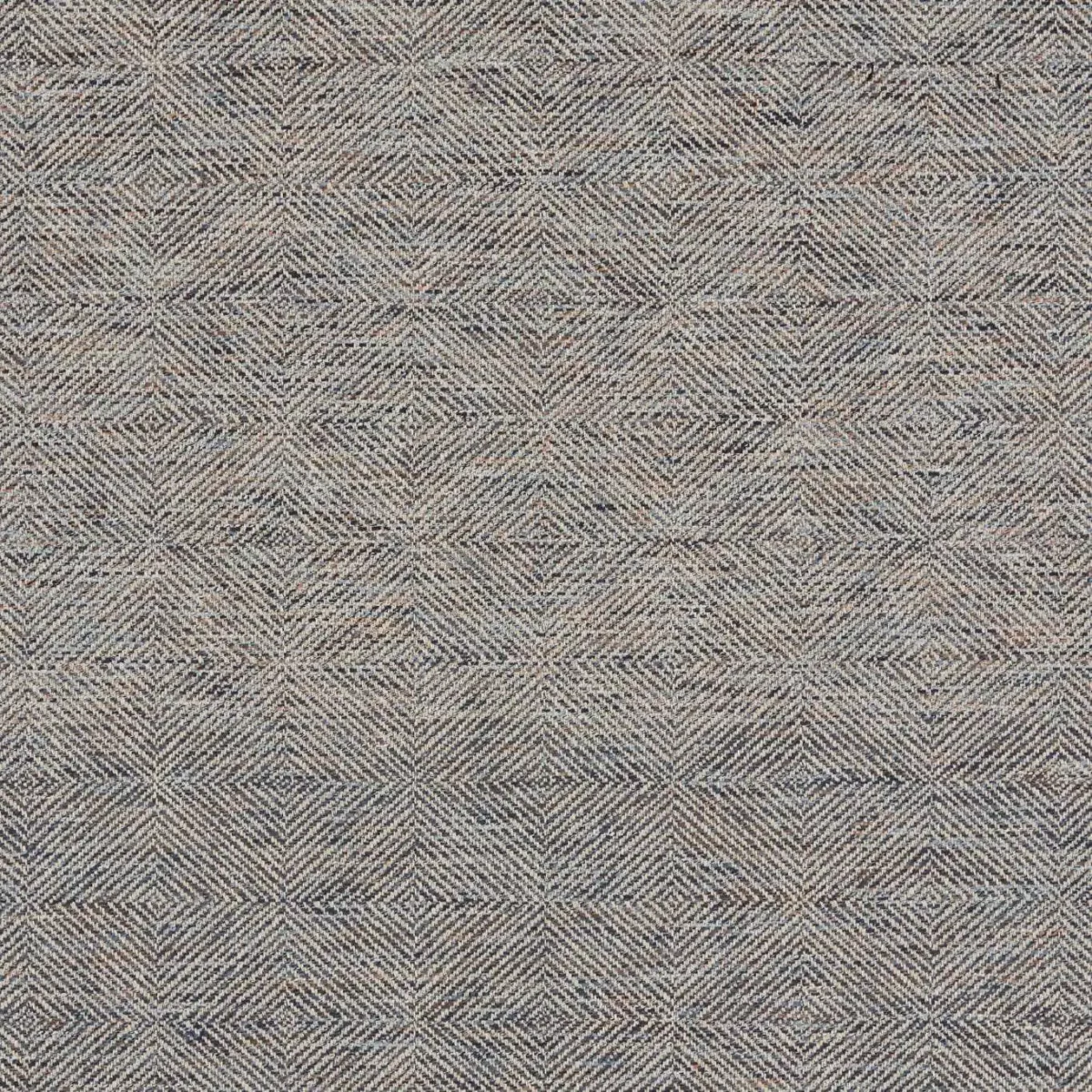 Vitto Fabric - Sediment by black-grey geometric cotton fabric from Harlequin