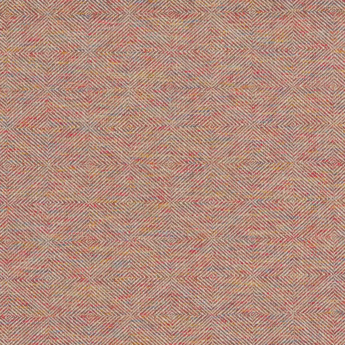 orange geometric cotton fabric from Harlequin