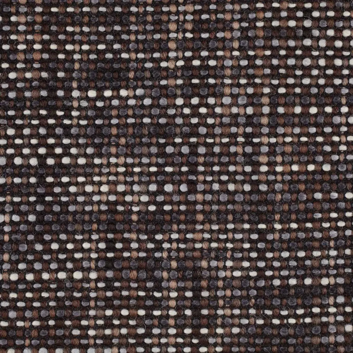 Cestino Fabric - Liquorice by black-grey plain woolen fabric from Harlequin