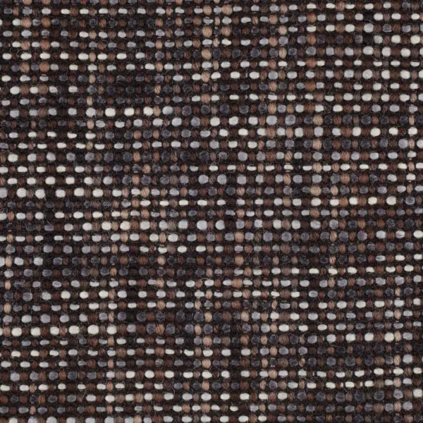 Cestino Fabric - Liquorice by black-grey plain woolen fabric from Harlequin