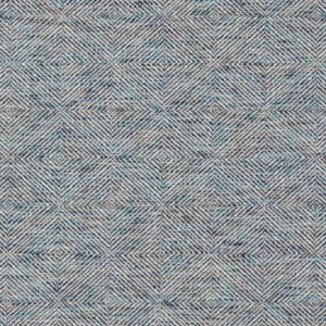 blue geometric cotton fabric from Harlequin