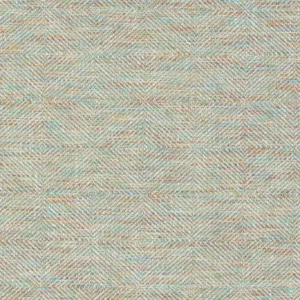 green geometric cotton fabric from Harlequin