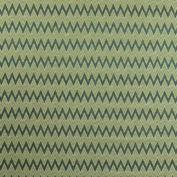 Akari Fabric - Pine / Kelly by green striped woven fabric from Harlequin