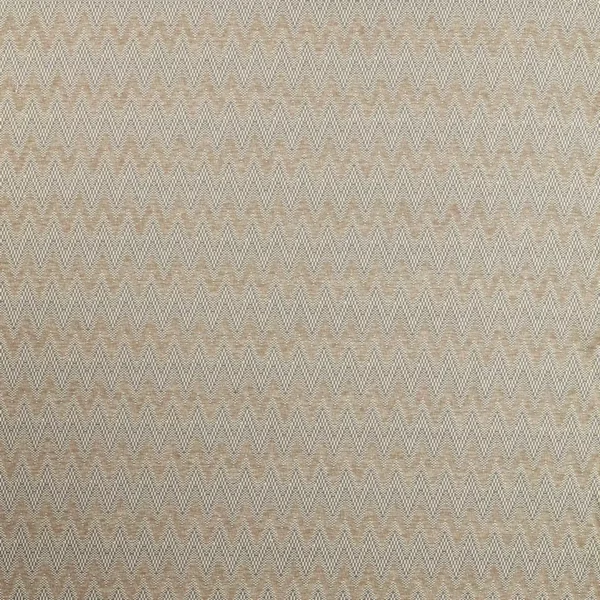 Akari Fabric - Oat / Slate by brown striped woven fabric from Harlequin