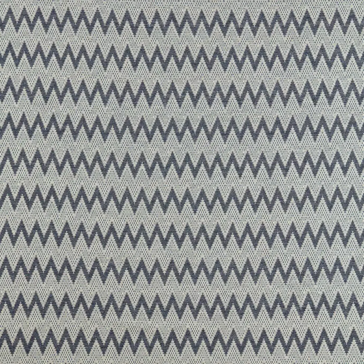 Akari Fabric - Storm / Cornflower by blue striped woven fabric from Harlequin