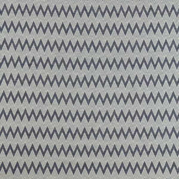 Akari Fabric - Storm / Cornflower by blue striped woven fabric from Harlequin