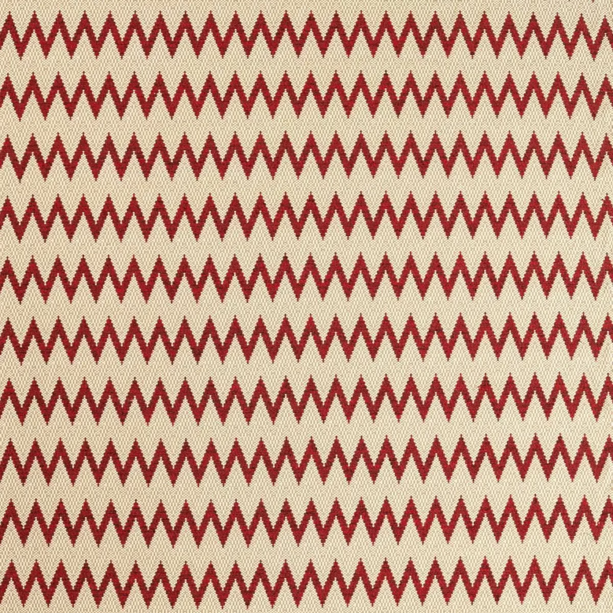 Akari Fabric - Harrisa / Truffle by red striped woven fabric from Harlequin