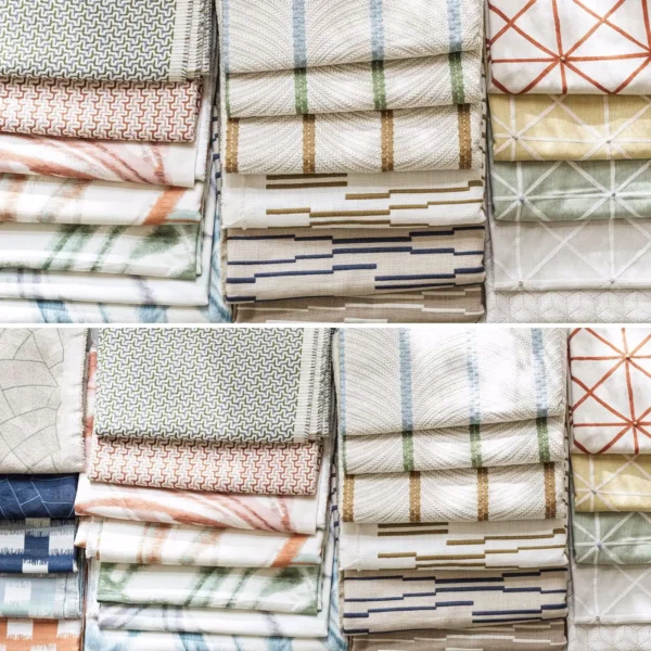 Juniper Fabrics - Parchment / Indigo by Juniper Fabrics - Parchment / Indigo from