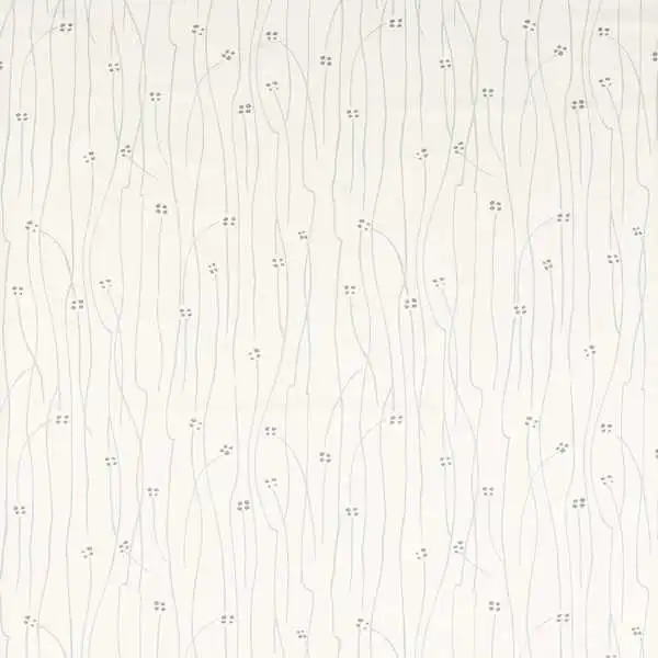Eizou Fabrics - Frost / Sky / Indigo by blue botanical cotton fabric from Harlequin