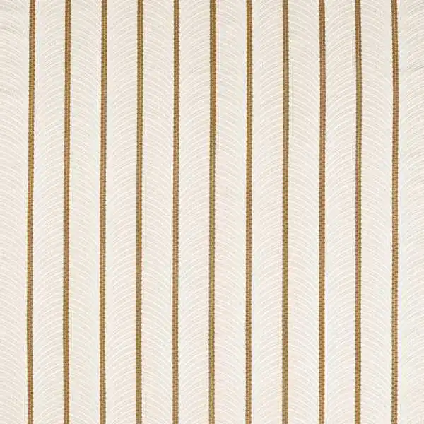 Natsu Fabrics - Parchment / Camel by brown striped embroideried fabric from Harlequin