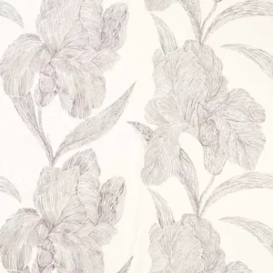 brown botanical cotton fabric from Harlequin