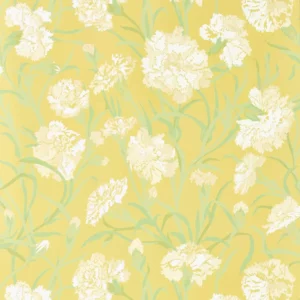 yellow botanical wallpaper from harlequin