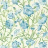 blue botanical wallpaper from harlequin