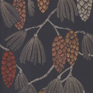 purple botanical wallpaper from harlequin