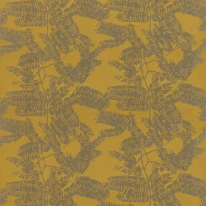 yellow botanical printed fabric from Harlequin