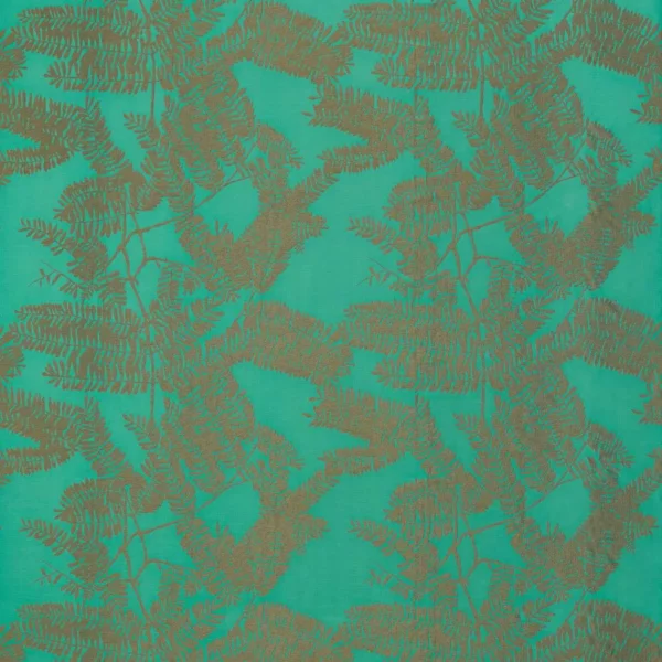 green botanical printed fabric from Harlequin