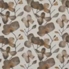 brown botanical printed fabric from Harlequin