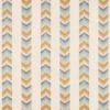 yellow striped embroideried fabric from Harlequin