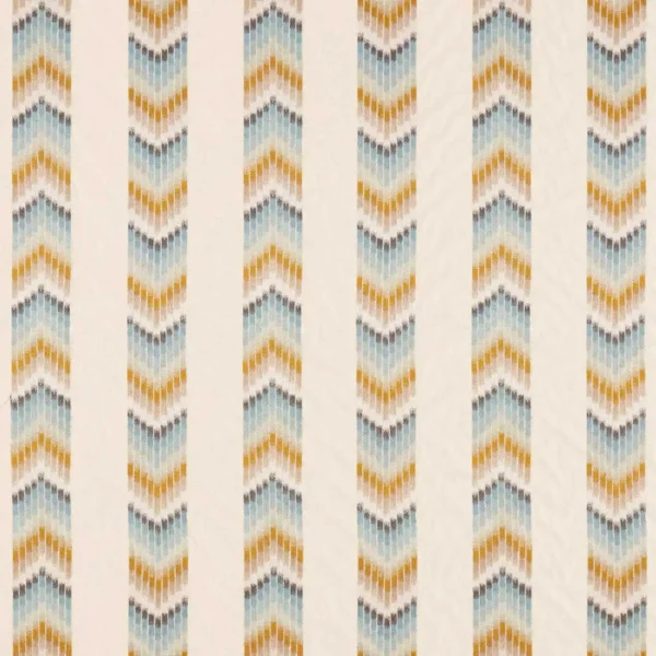 Kengo Fabric - Gold / Topaz by yellow striped embroideried fabric from Harlequin
