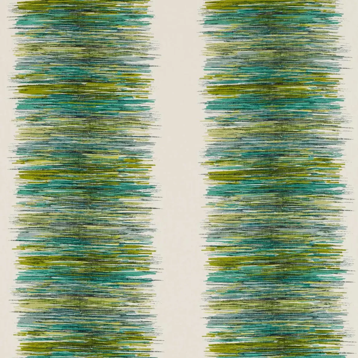 Chromatic Fabric - Emerald / Beryl / Lichen by green striped embroideried fabric from Harlequin