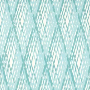 blue striped cotton fabric from Harlequin