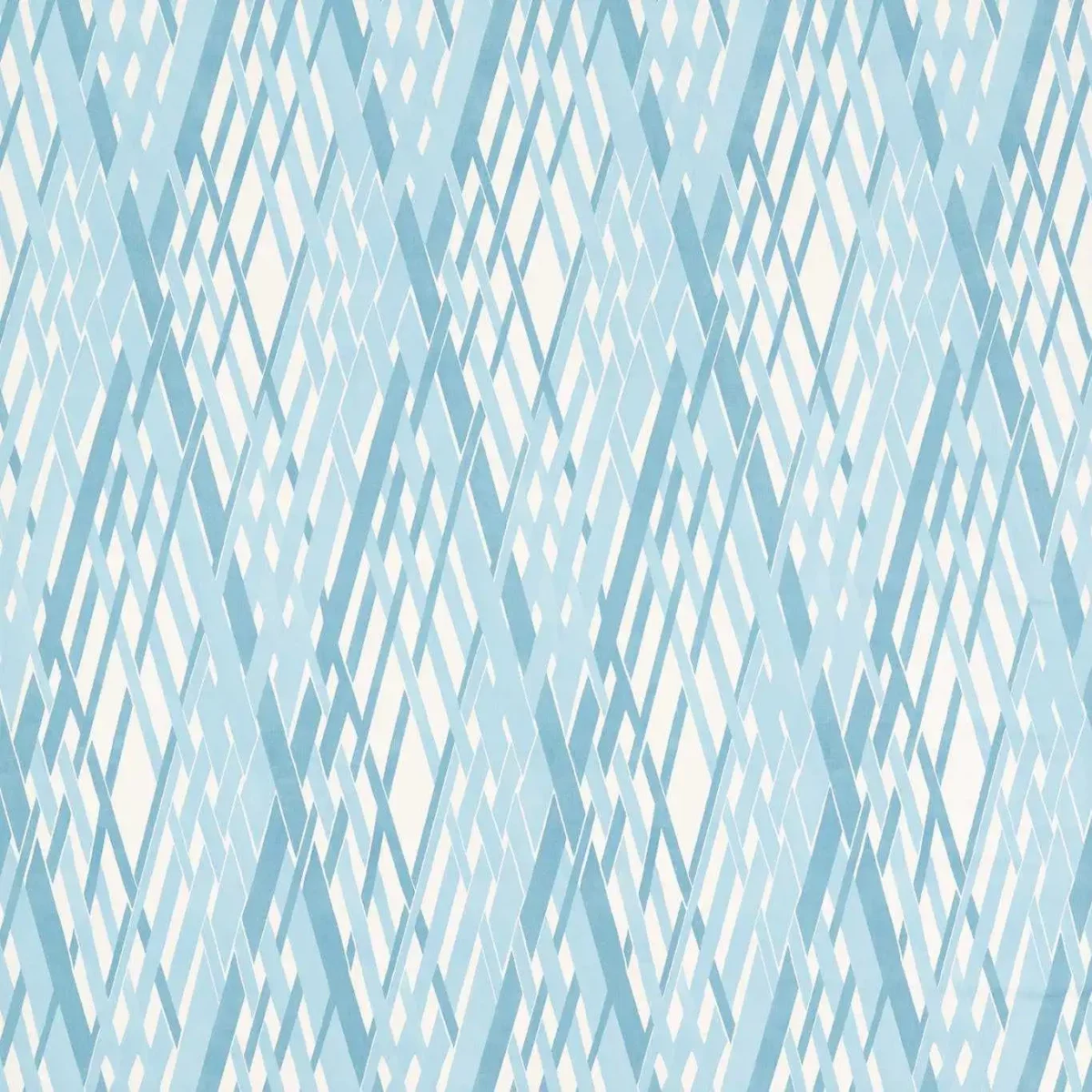 blue striped cotton fabric from Harlequin