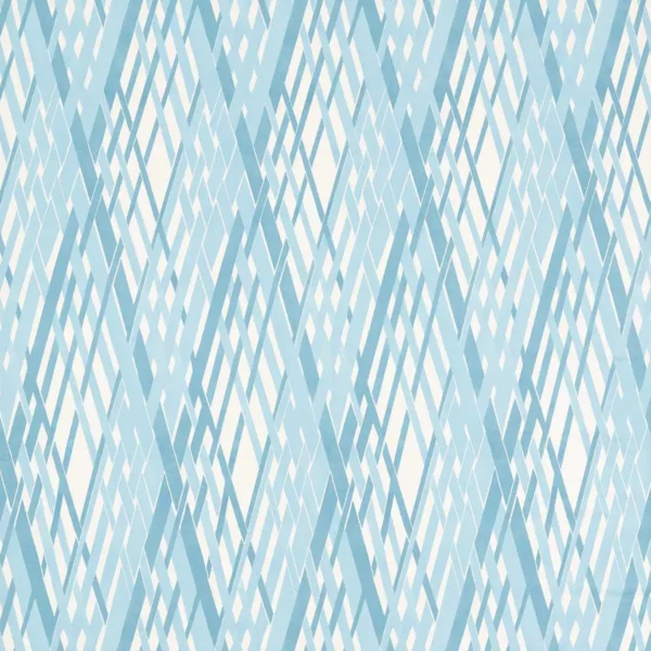 blue striped cotton fabric from Harlequin