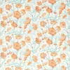 orange botanical printed fabric from Harlequin