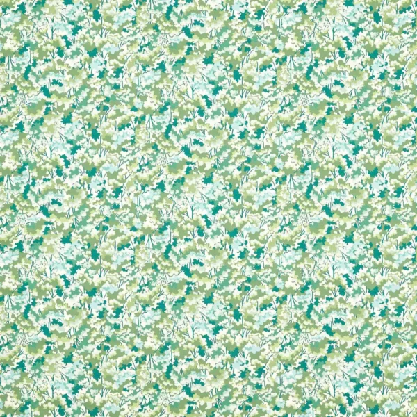 green botanical cotton fabric from Harlequin