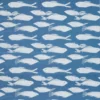 blue animal jacquard fabric from Harlequin