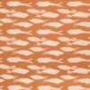 orange animal jacquard fabric from Harlequin