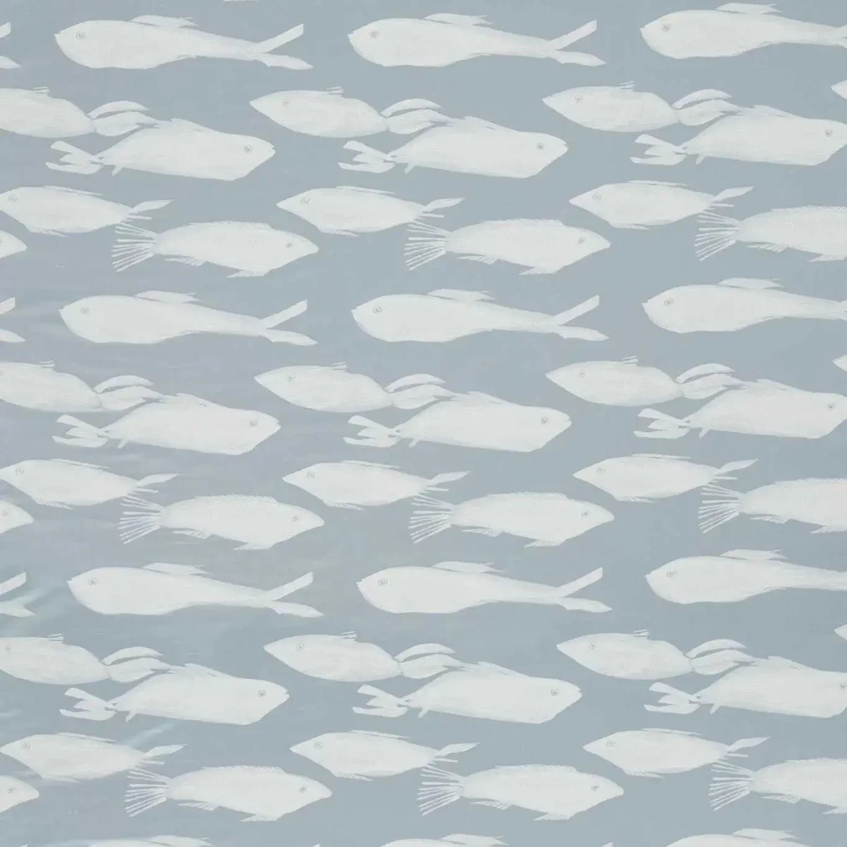 Kaku Fabric - Celestial by blue animal jacquard fabric from Harlequin
