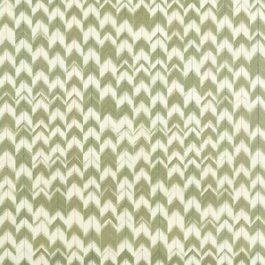 green striped embroideried fabric from Harlequin