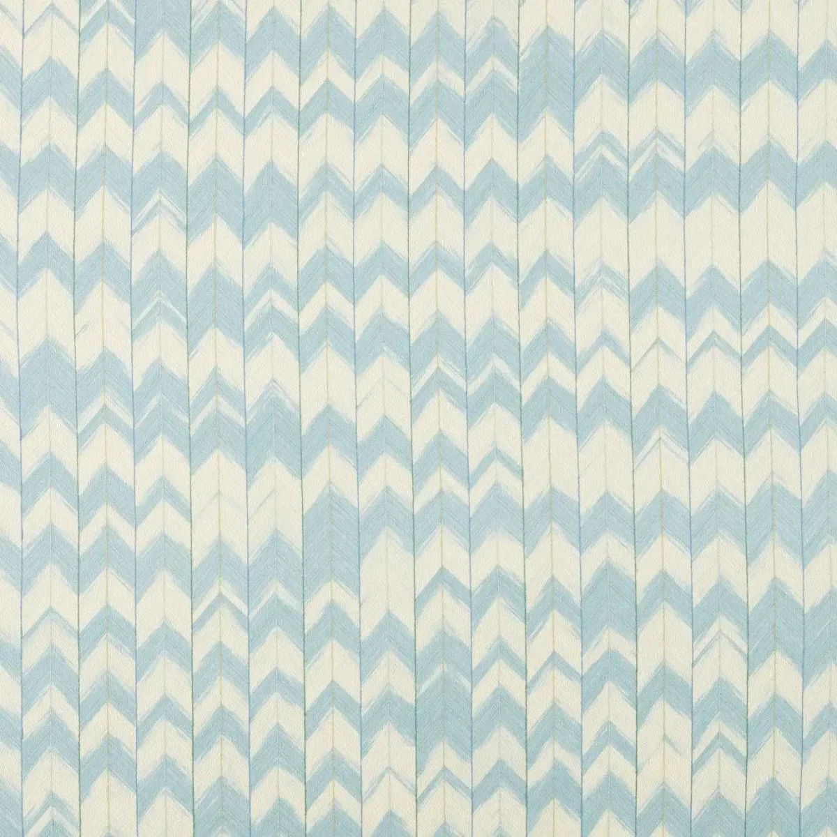 blue striped embroideried fabric from Harlequin