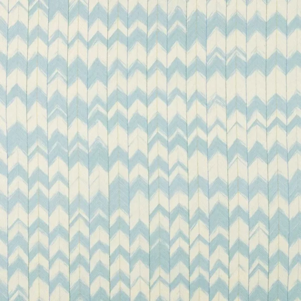 Suisai Fabric - Sky / Sweet Pea / First Light by blue striped embroideried fabric from Harlequin
