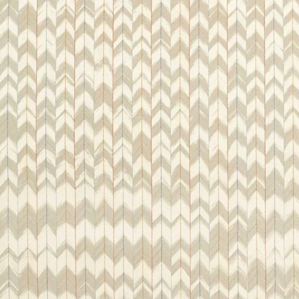neutral striped embroideried fabric from Harlequin