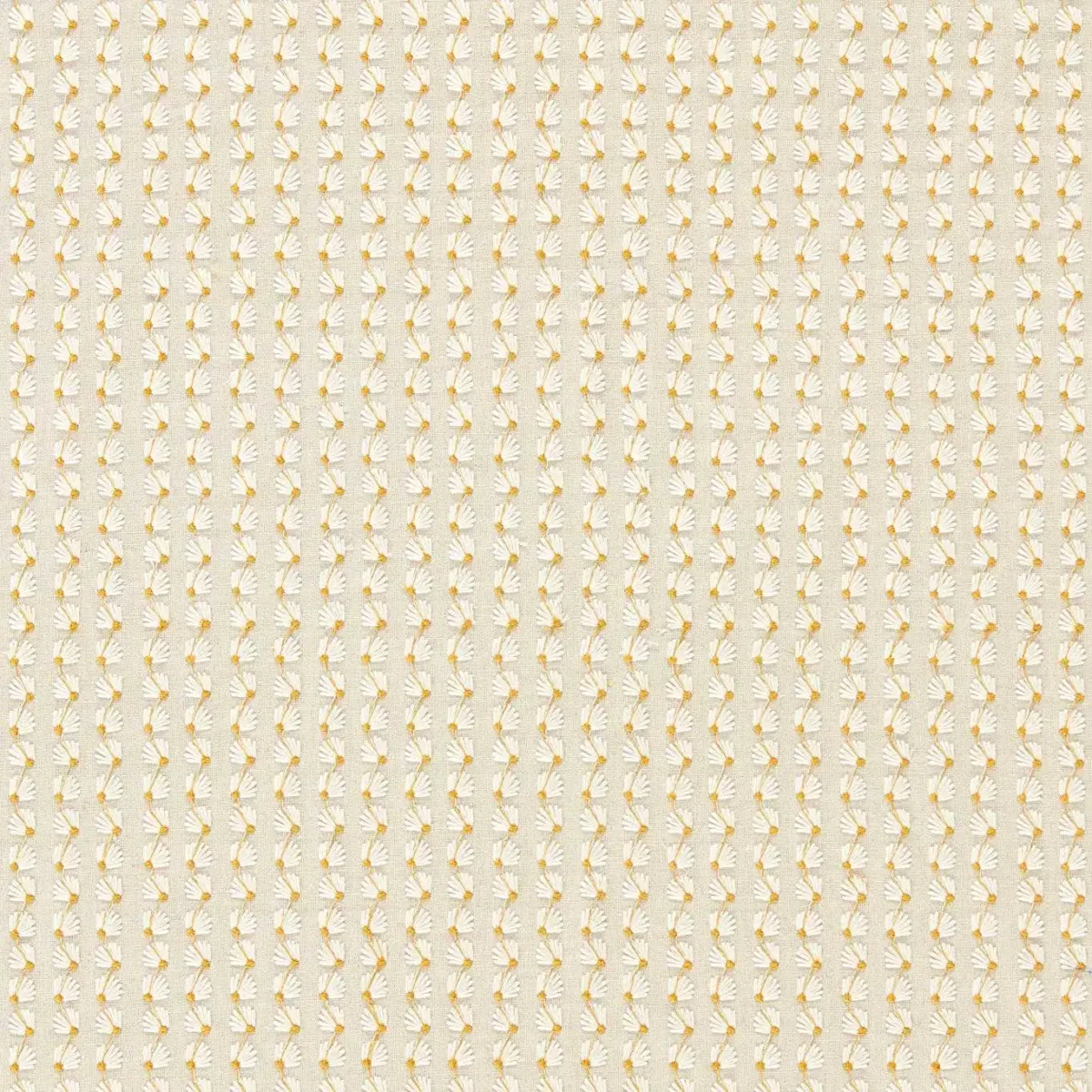 neutral botanical embroideried fabric from Harlequin