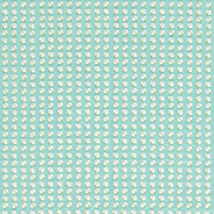 Silene Fabric -  Aqua / First Light / Forest swatch