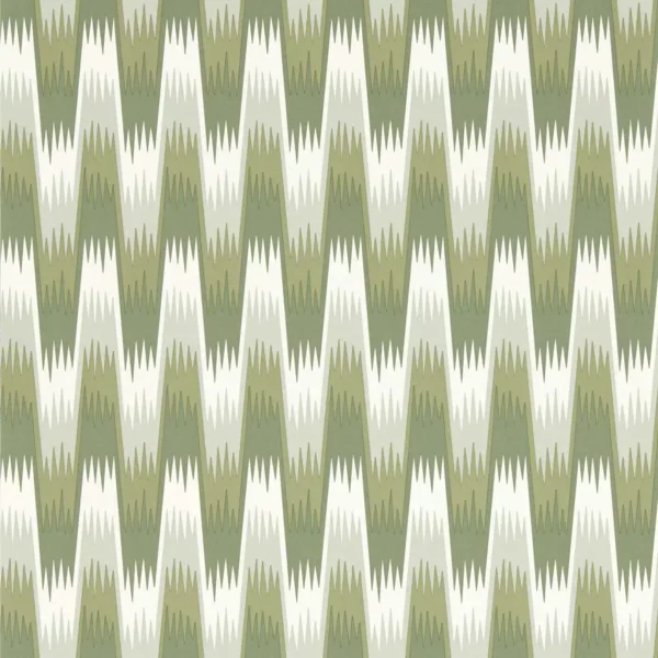 Southborough Wallcovering - Matcha by green geometric wallpaper from harlequin