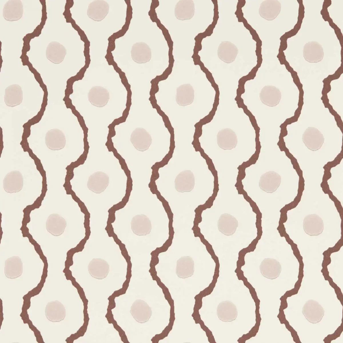 Connor Wallcovering - Chocolate / Dusk by brown spotted wallpaper from harlequin