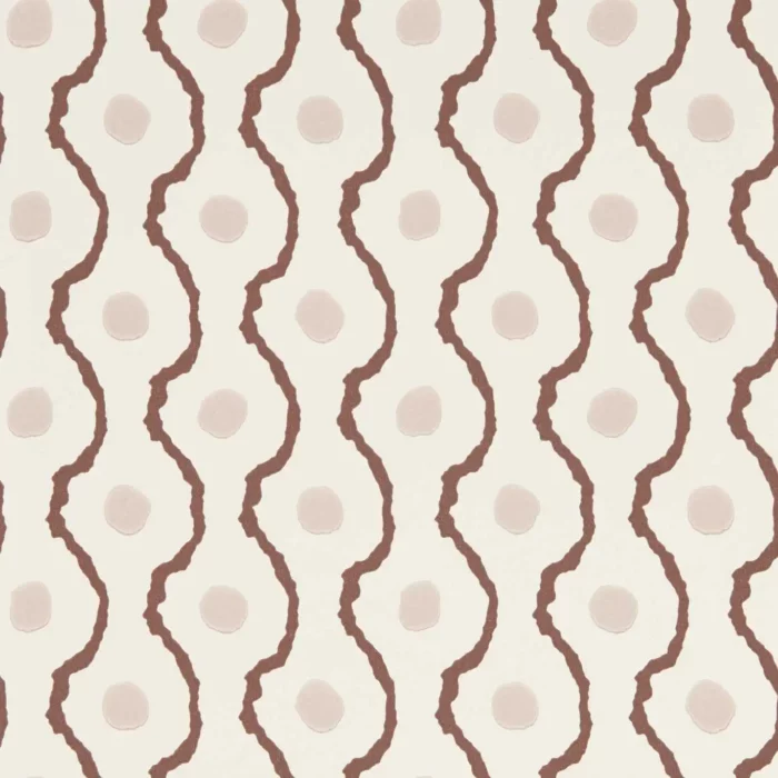 Connor Wallcovering - Chocolate / Dusk fabric swatch HHHW113157
